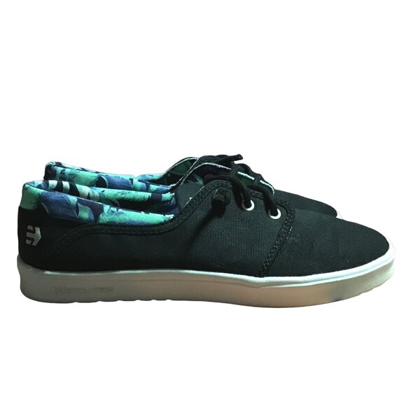 Etnies Shoes - Etnies Shoes Womens 9.5 Corby SC Black Tropical Print Skateboarding Sneaker